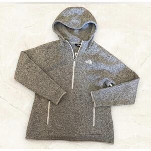 The North Face Glacier Half Zip Up Hoodie Sweatshirt Women’s XL Heather Gray